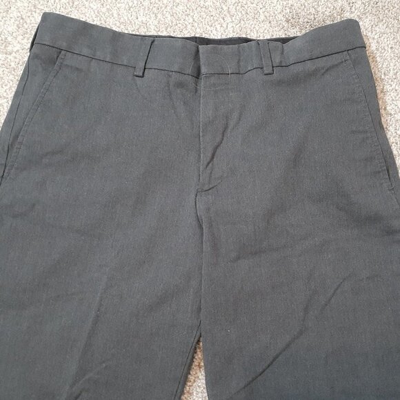 WOMEN'S "Express" Dark Gray Casual Pants w Hook & Zipper; Size 30/30 - Picture 2 of 6